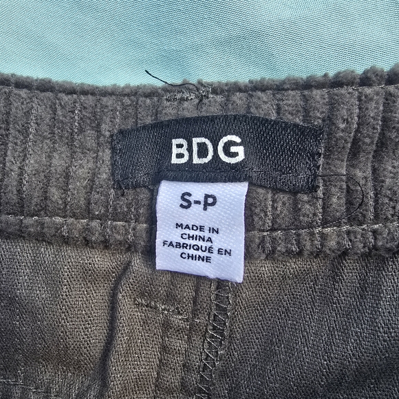 BDG Gray Corduroy Mini Pencil Skirt, Size Small - Picture 4 of 5